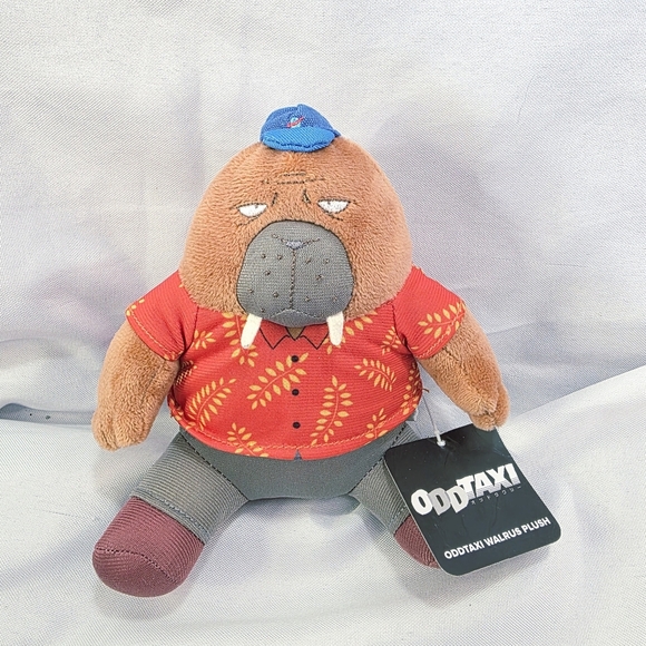 Odd Taxi Walrus Hiroshi Odokawa Plush Loot Crate Has Tags Stuffed 6 Inch 2022 - Picture 10 of 10